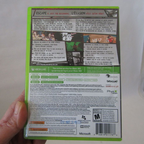 Xbox 360 Escape Dead Island game used in very good condition