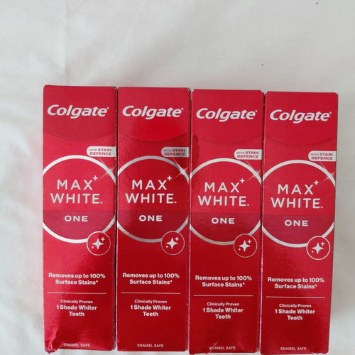 Colgate Max White One toothpaste pack of 4, new