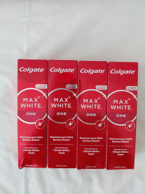 Colgate Max White One toothpaste pack of 4, new