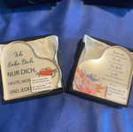 Souvenir heart with message new