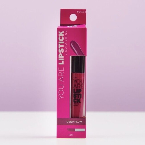 Lip gloss deep plum new with intense color payoff