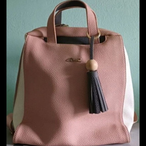 Axel backpack used, pink women's bag