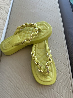 Sandals lime size 39 new