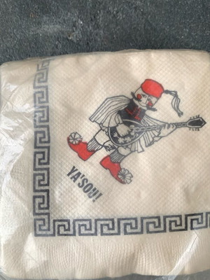 Old napkins sealed, like new