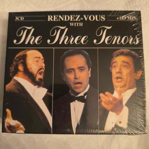 CDs with classic hits of the three most famous tenors new, 3 discs
