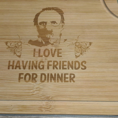 Bamboo Cutting Board 30x20cm with Engraving, New