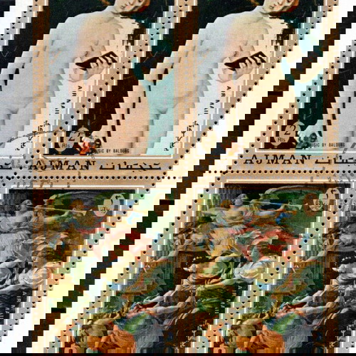 Γραμματόσημα Ajman 1971 αεροπορικά μεταχειρισμένα, σετ ζευγάρι μπλοκ