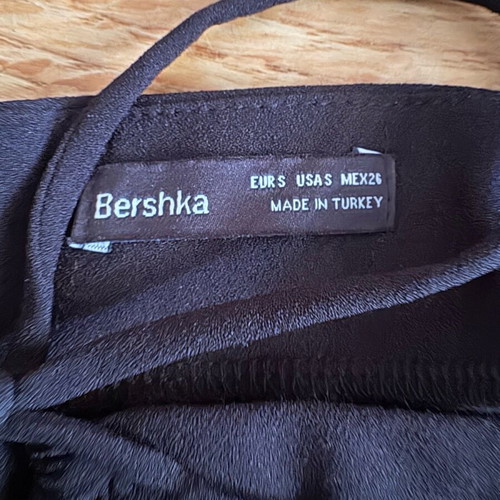 Bershka dress black like new