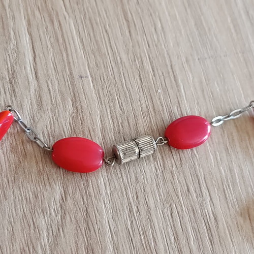 Vintage long necklace 84 cm, like new, 80s style