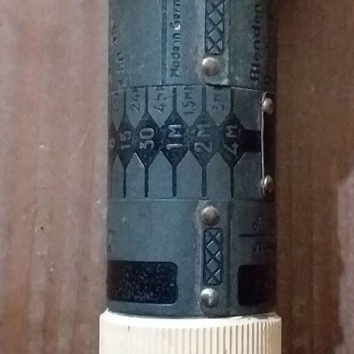 Practos Junior light meter used, 1930s, made by Owe F. Toennies