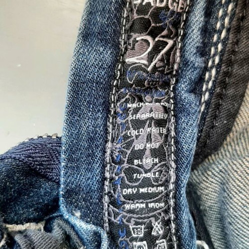Jeans Badge women's pants like new, blue