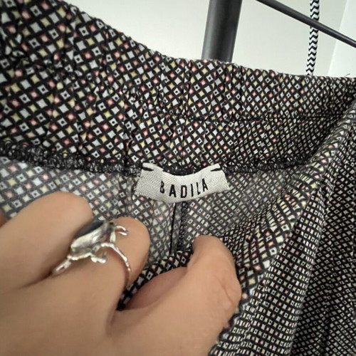 Badila loose summer pants like new, black and multicolor
