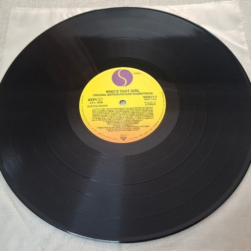 Madonna Who's That Girl Original Motion Picture Soundtrack LP
