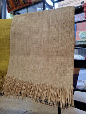 Handmade beach mat from natural fibers 70x180cm, new condition