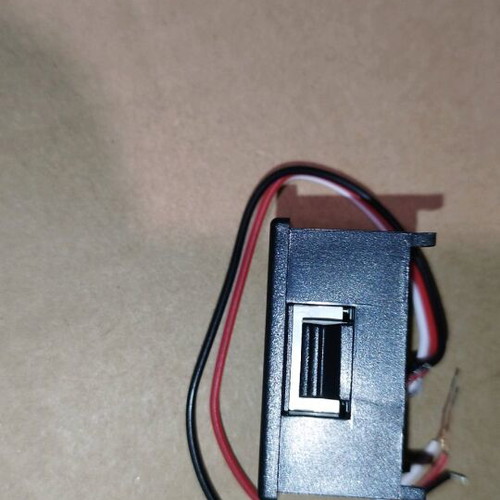 Car voltmeter new, red, 33mm x 21mm