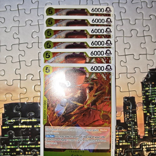 One Piece Sabo OP12-100 card set of 6
