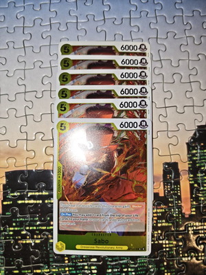 One Piece Sabo OP12-100 card set of 6