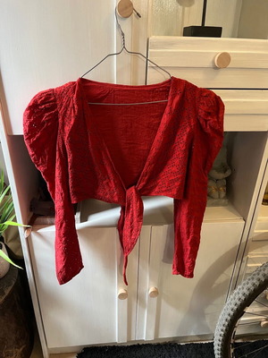 Kipour crop top S red like new