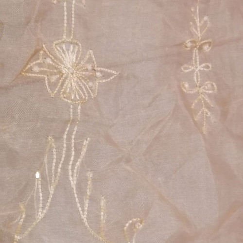 Pure silk Indian tablecloth 1x1 m, new