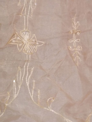 Pure silk Indian tablecloth 1x1 m, new