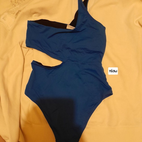 One-shoulder women's swimsuit small like new, blue