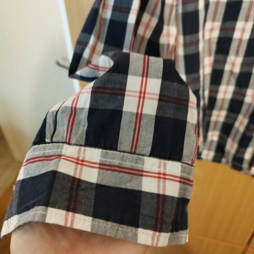 Zara Man men's shirt size M like new, blue checkered