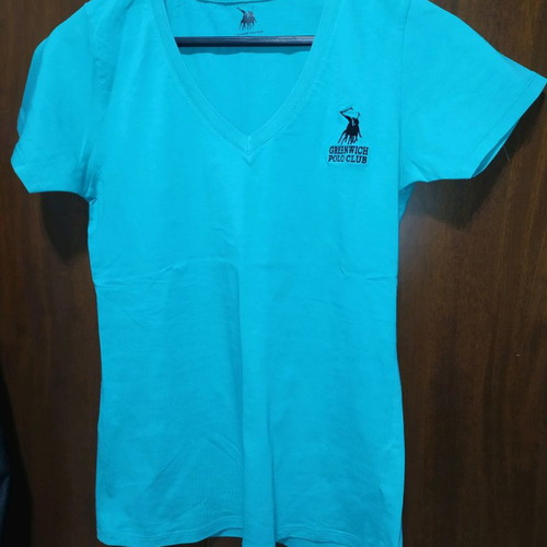 Greenwich Polo Club medium shirt used turquoise