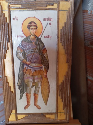 Saint Demetrios Handmade Religious Icon