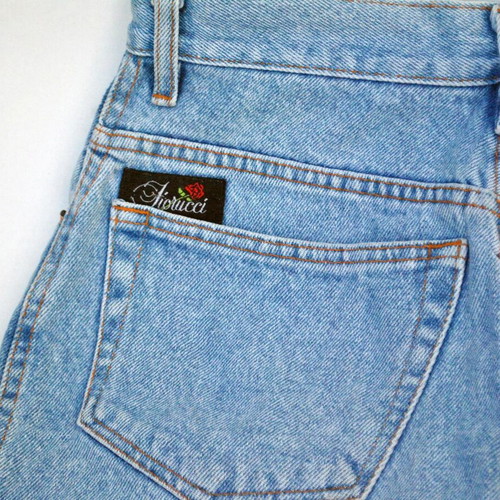 Fiorucci Denim Mini Skirt used, blue Y2K size 29