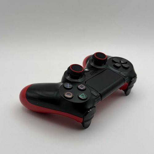 Sony Dualshock 4 V2 Black - Red controller used, good condition