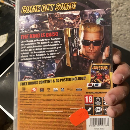 Duke Nukem Forever PC game good condition