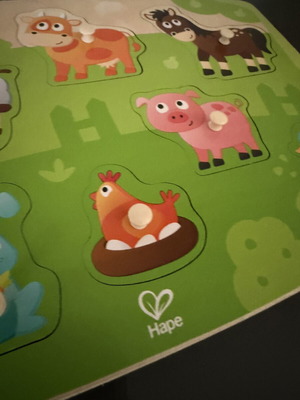 Hape wooden baby puzzle