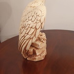 Eagle statue used, height 30cm