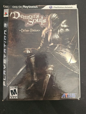 Demon's Souls Deluxe Edition PlayStation 3 used with official guide and soundtrack CD