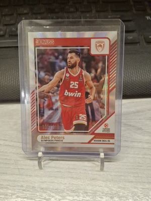 Euroleague Donruss 2025 Alec Peters numbered card new