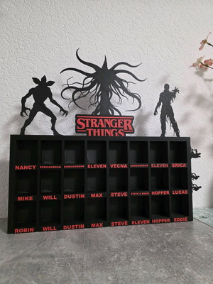 Stranger Things θήκη display για Funko και Kinder Joy φιγούρες σαν καινούργιο, 24 θέσεων