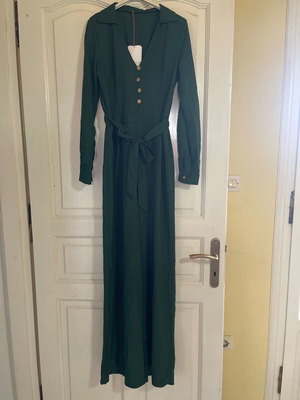 Women's jumpsuit pants green cypress new one size with belt