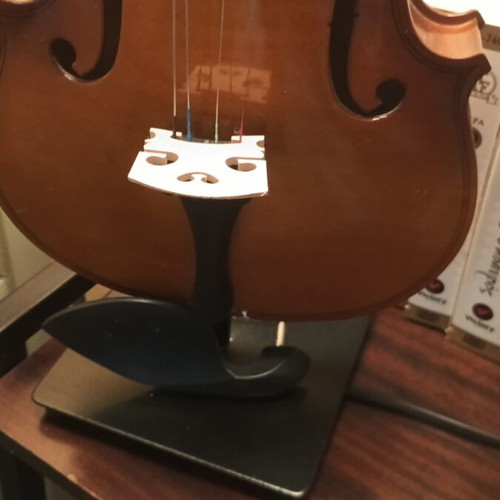 Table lamp with real violin base, handmade statement piece