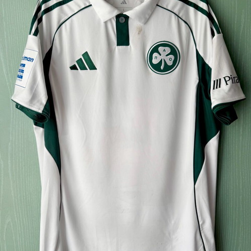 Panathinaikos Matchworn jersey, size large, like new