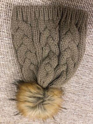 A.L.E. knit cap new beige-brown, size S/M