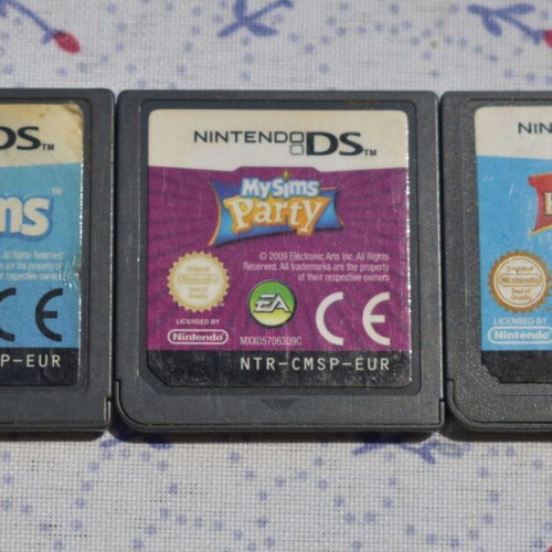 MySims Nintendo DS simulation games used, set of 3