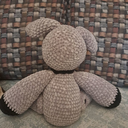 Handmade plush donkey toy