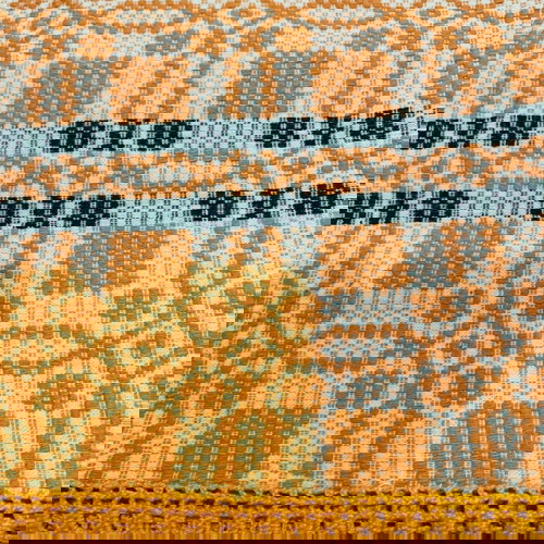 Υφαντό τραπεζομάντηλο αχρησιμοποίητο κυκλαδικής τέχνης