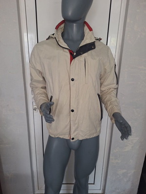 Jeremy Boy men's sports jacket size M like new, beige with detachable hood