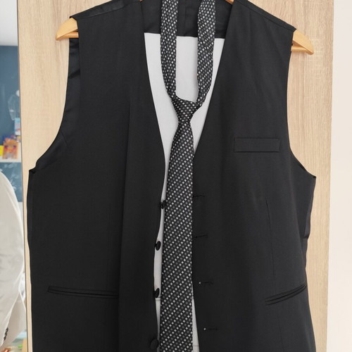 Artisti Italiani wedding suit like new, light gray slim fit, size 54/48