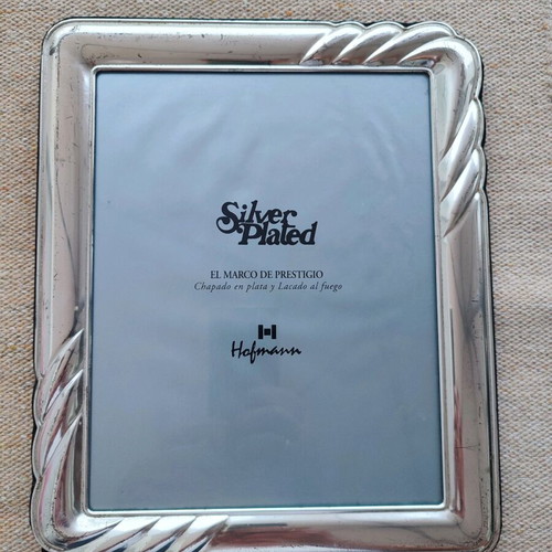 Silver plated photo frame used 30x25 cm