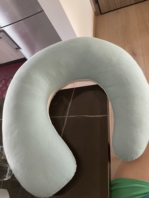 Breastfeeding pillow, light blue