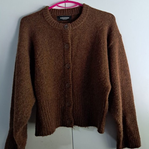 Stradivarius cardigan brown like new, size S