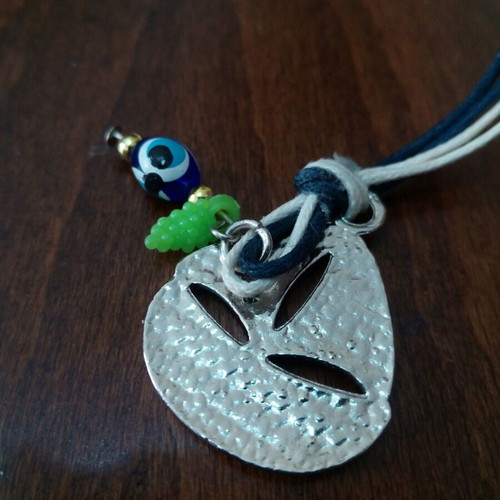 Gouri with enamel boat and evil eye in like new condition