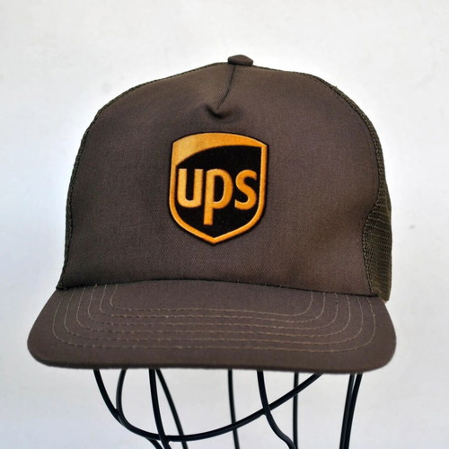 UPS Brown Hat like new, one size, polyester cotton